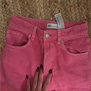 Zara Pink Women's Jeans